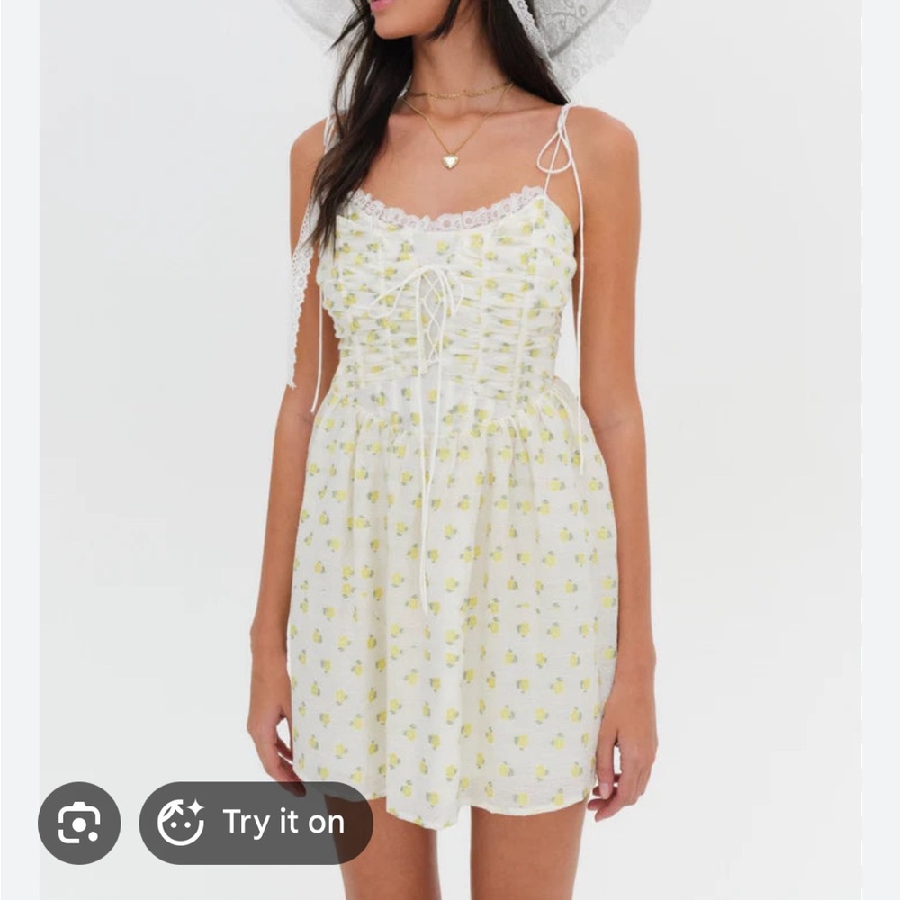 For Love and Lemons Kiela mini dress